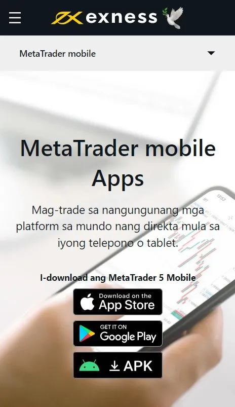 Exness Android at iOS一方面，安卓在 iOS 